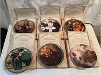Assorted Norman Rockwell Plates