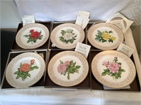 Boehm Porcelain Rose Collectors Plates
