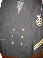 Vtg Airforce Dress Jacket w/ Military Patches