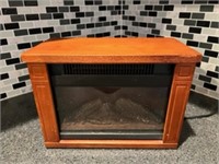 Tabletop Electric Heater Works (No flame)