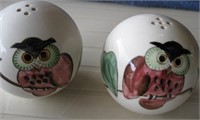 VTG Ceramic Owl S & P Shakers- Japan