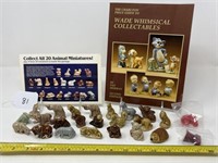 Approx. 23 Wade Figurines with Reference Book