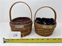 2 Longaberger Basket