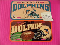 Miami dolphins plates
