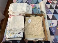 Assorted Linens & Dolies