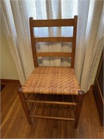 Antique School Chair with Book Rest Below -Matches