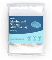 LUCID 6 Mil Ultra Heavy Duty Mattress Bag for