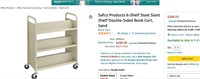 Safco Products 6-Shelf Double-Sided Book Cart