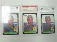 3 BARRY BONDS COLLECTIBLE SPORTCARDS