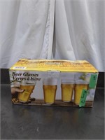 Crystal King Beer Glasses (Missing 2)