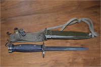 US Military Vietnam Era Bayonet Scabbard Knife