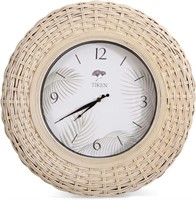 Tiken Farmhouse Clock Large Wall Clock, 23”