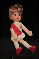 Vintage pull string doll Mattel OU Cheerleader - S