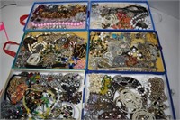 Costume Jewelry Lot - Necklaces, Beads, Faux Jewel