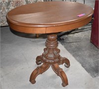 Oval Wood Occasional Table 34x24x30