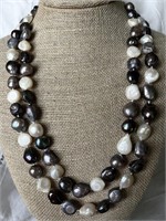 42" Strand of Hand Knotted Freshwater Pearls