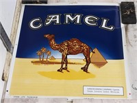 Qty (2) Vinyl Camel Tobacco Advertisments(24"x24")
