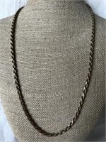 24" Sterling Silver Rope Chain Necklace