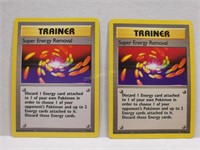 Qty (10)Assorted 90's Pokemon Trainer Cards