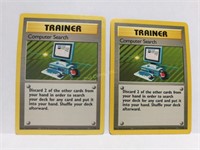 Qty (10) Assorted 90's Pokemon Trainer Cards