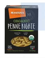 Mantova Organic Penne Rigate Pasta 1 lb.
