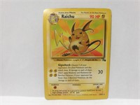 Vtg 90's Raichu Pokemon Card