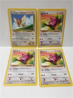 Qty (17) Assorted 90's Colorless Pokemon Cards