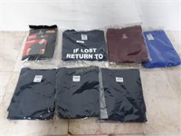 Qty (8) New Assorted Size T-Shirts