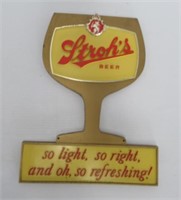 Neat Vintage '60s Stroh's Beer Advertising Sign.