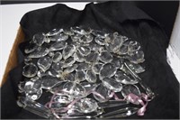 Large Lot of Crystal Prisms,Assorted Sizes & Shape