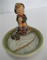 Goebel titled "Just Fishing." Measures 4" tall.