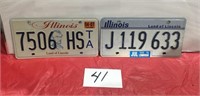 Illinois license plates