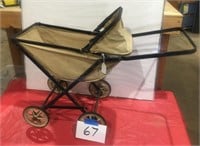 Vintage baby or doll carriage