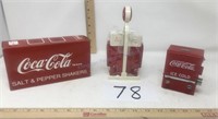 New in the box Coca-Cola salt and pepper shaker