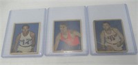 Rare (3) Piece Lot of 1948 Bowman Basketball