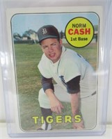1969 Topps Detroit Tiger All Time Great Norm Cash
