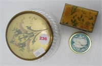 Vintage vanity box, compact.