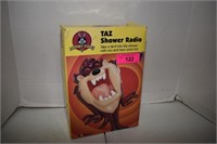 Looney Toons Taz Shower radio