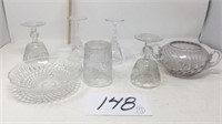 Miscellaneous glassware, stemware