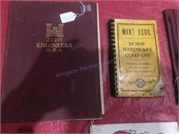 112th Engineers handbook; Morse Code notebook