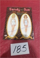 Vintage Sandy and Sue cut out doll's clothes