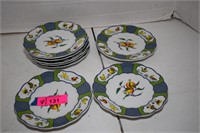 Eight Collectible Taito Kutani Plates