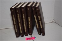 Six Louis L'Amour Leatherette Books
