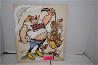 Original Oklahoma University Mascot Art