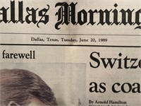 SWITZER RESIGNS, Dallas Morning News, June 20, 198