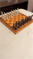 Chess set with Wood Game Board