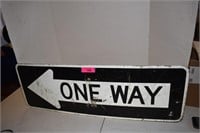 Original One Way Road Sign