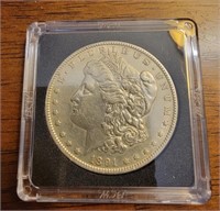 1891-S Morgan Silver dollar.