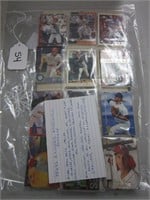 COLLECTION OF TEXAS RANGERS SPORT CARDS