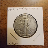 1944 Silver half dollar